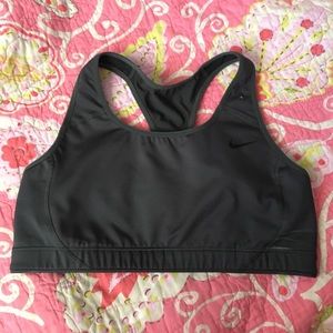 Gray Nike Sports Bra