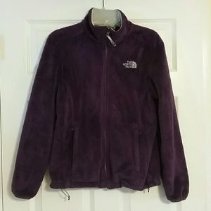 Purple Northface Fuzzy Jacket