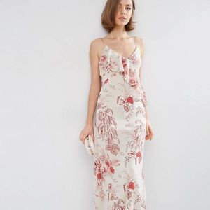 Asos floral maxi dress