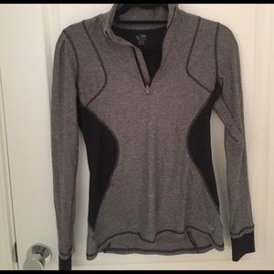 XS Champion quarter zip up grey & black