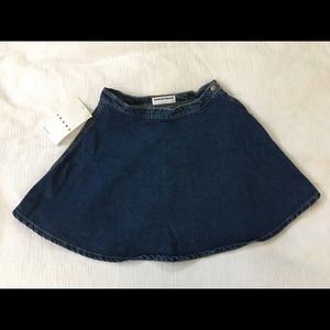 American apparel denim circle skirt
