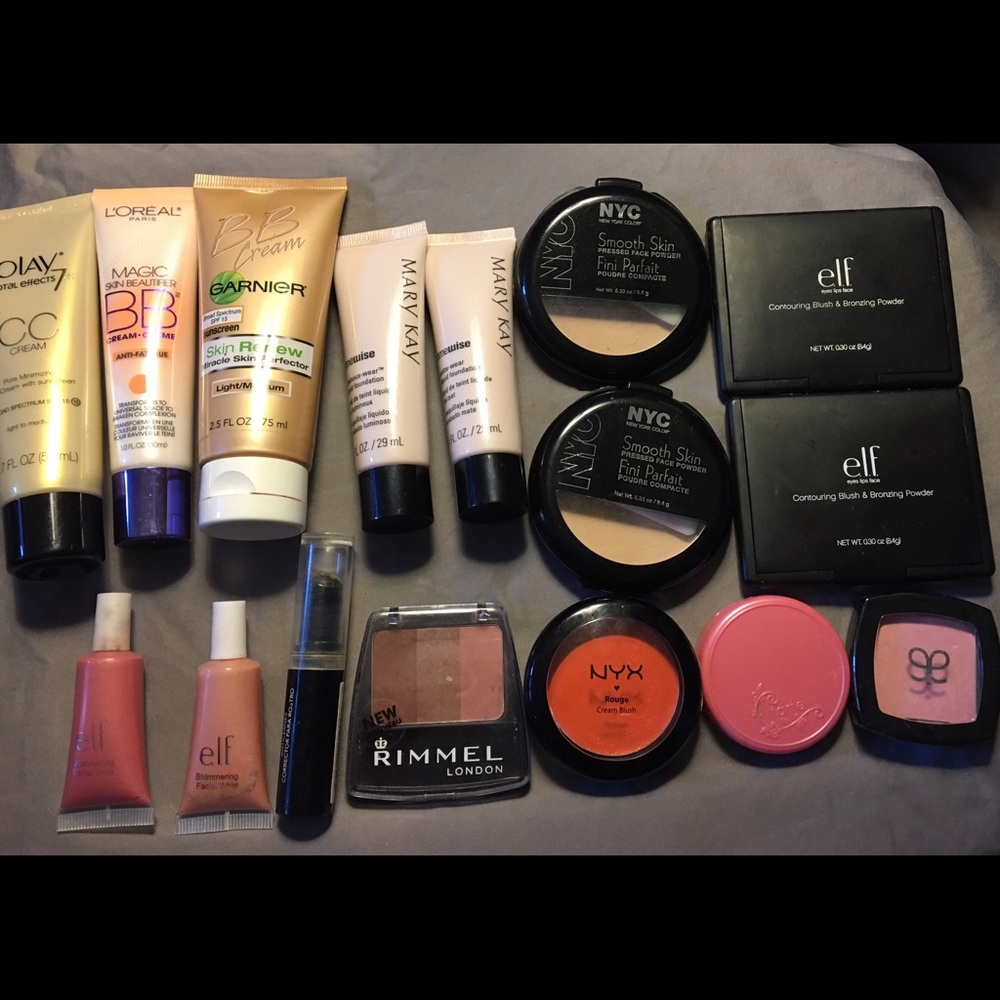 Lot of new face products
