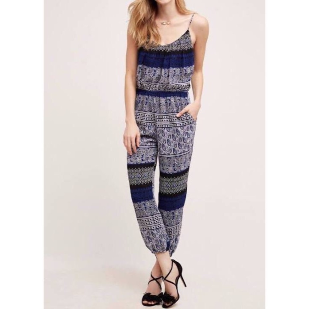 Anthropologie - Lilla Dayra Paisley Jumpsuit