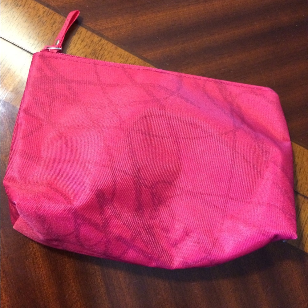 Clinique zippered cosmetic makeup bag/case