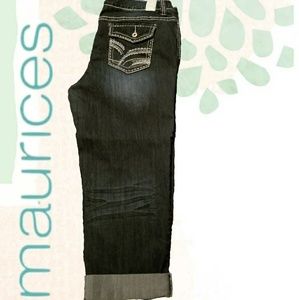 Maurice Premium Capri with white stiching