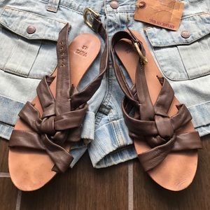Zara brown sandals