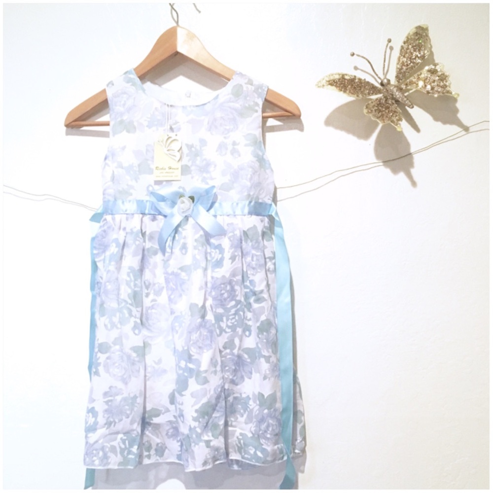 Floral High Waist Dress