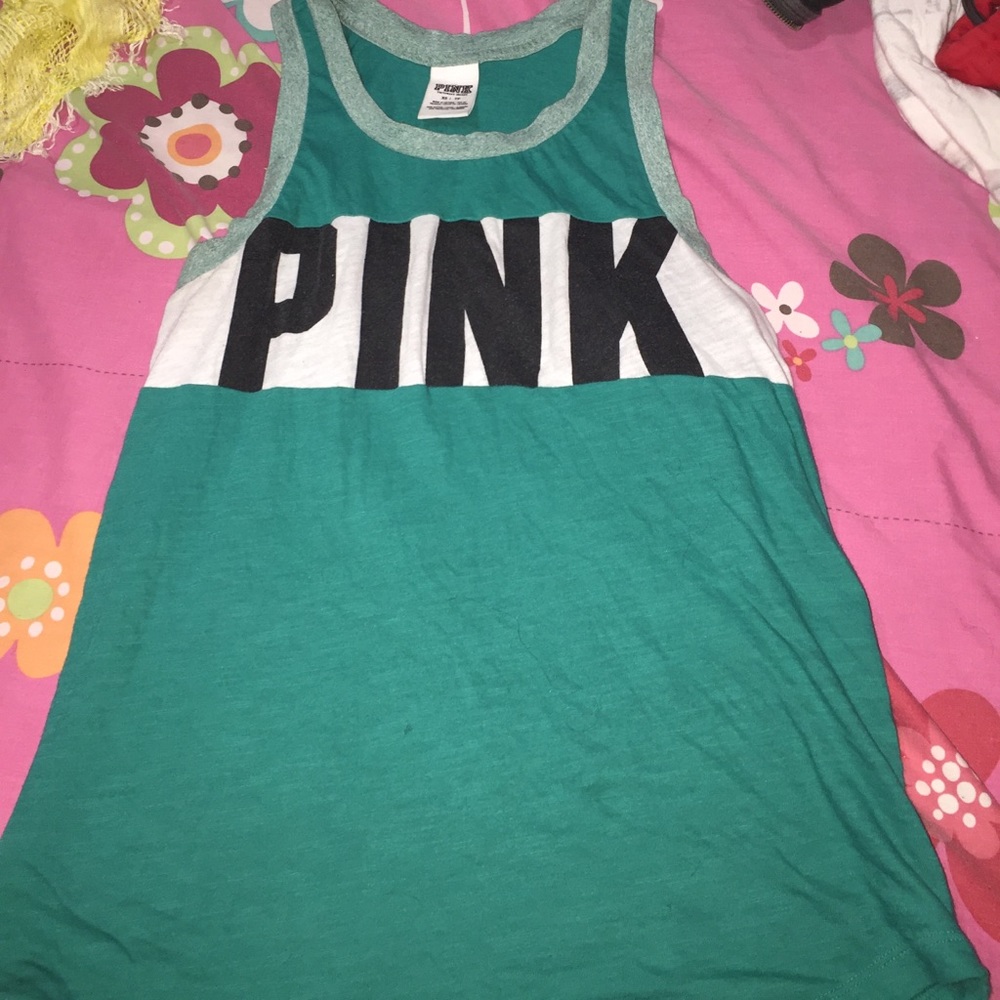 Love pink muscle Top