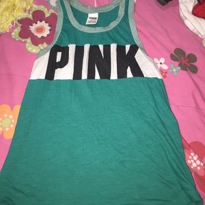 Love pink muscle Top