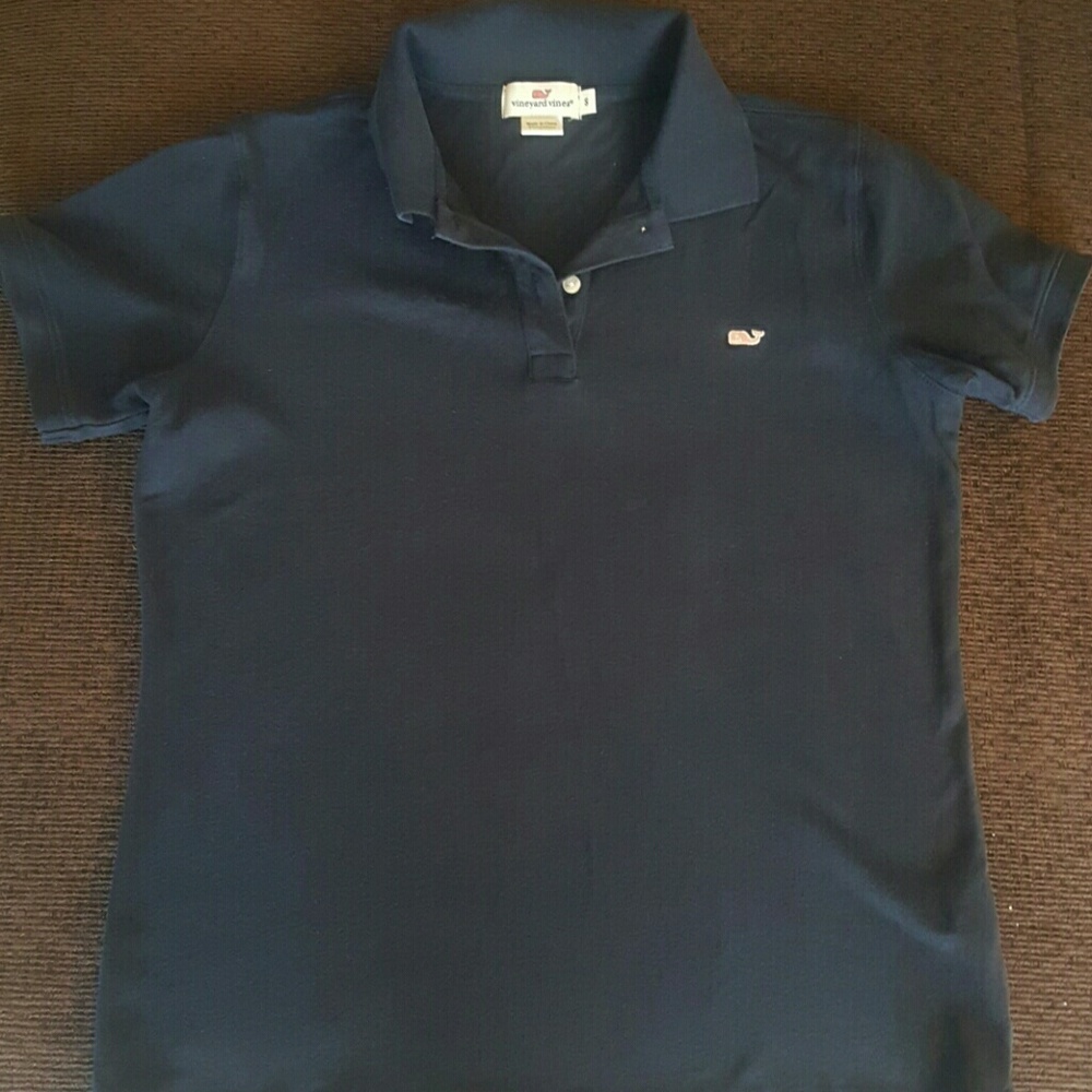 Vineyard vines size small navy polo