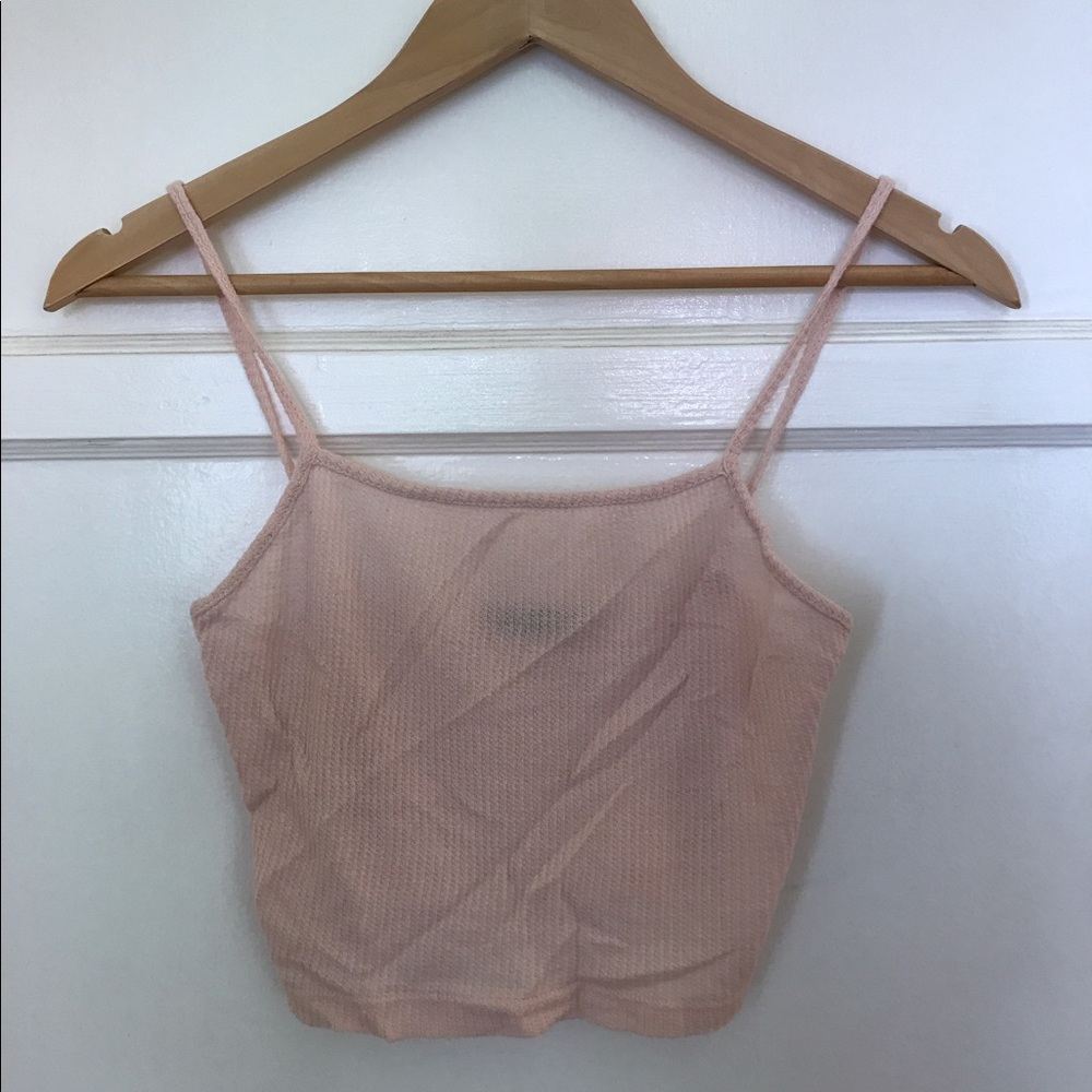 Brandy Melville pale pink tank