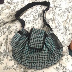 Houndstooth Small Pet Shoulder/Crossbody Bag NWOT