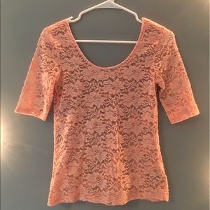 Lace Peach Top