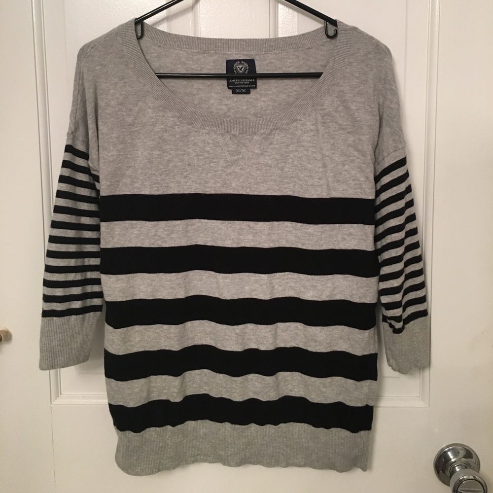 American Eagle striped sweater
