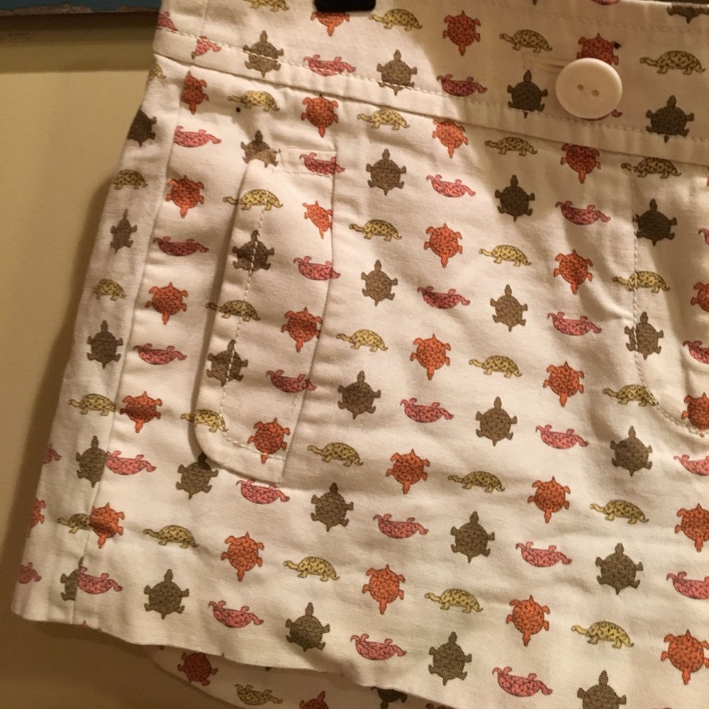 JCrew Turtle Print Shorts