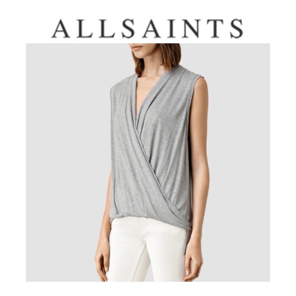 All Saints Tops - All saints glo top in grey NWT
