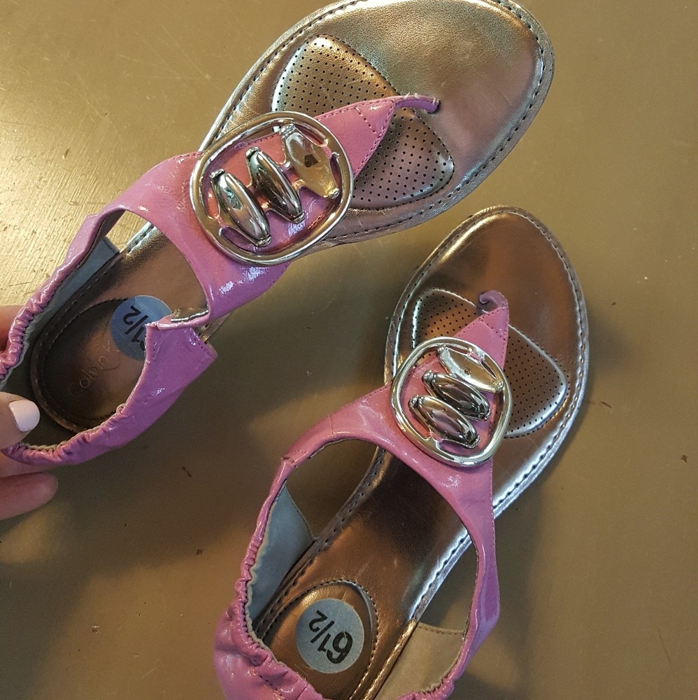 Pink sandals