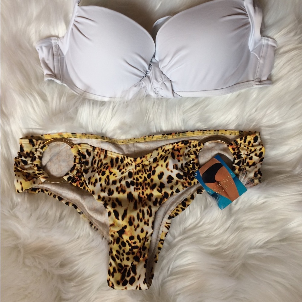 {Victoria's Secret} Animal Print Swim Suit Bottom