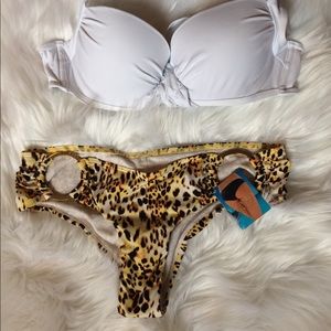 {Victoria's Secret} Animal Print Swim Suit Bottom