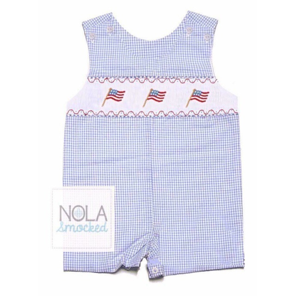 🇺🇸Flag BOYS smocked jonjon