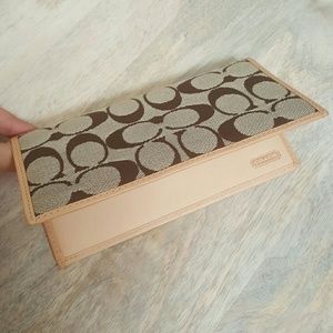 Brand new!! Coach Checkbook Cover with Divider