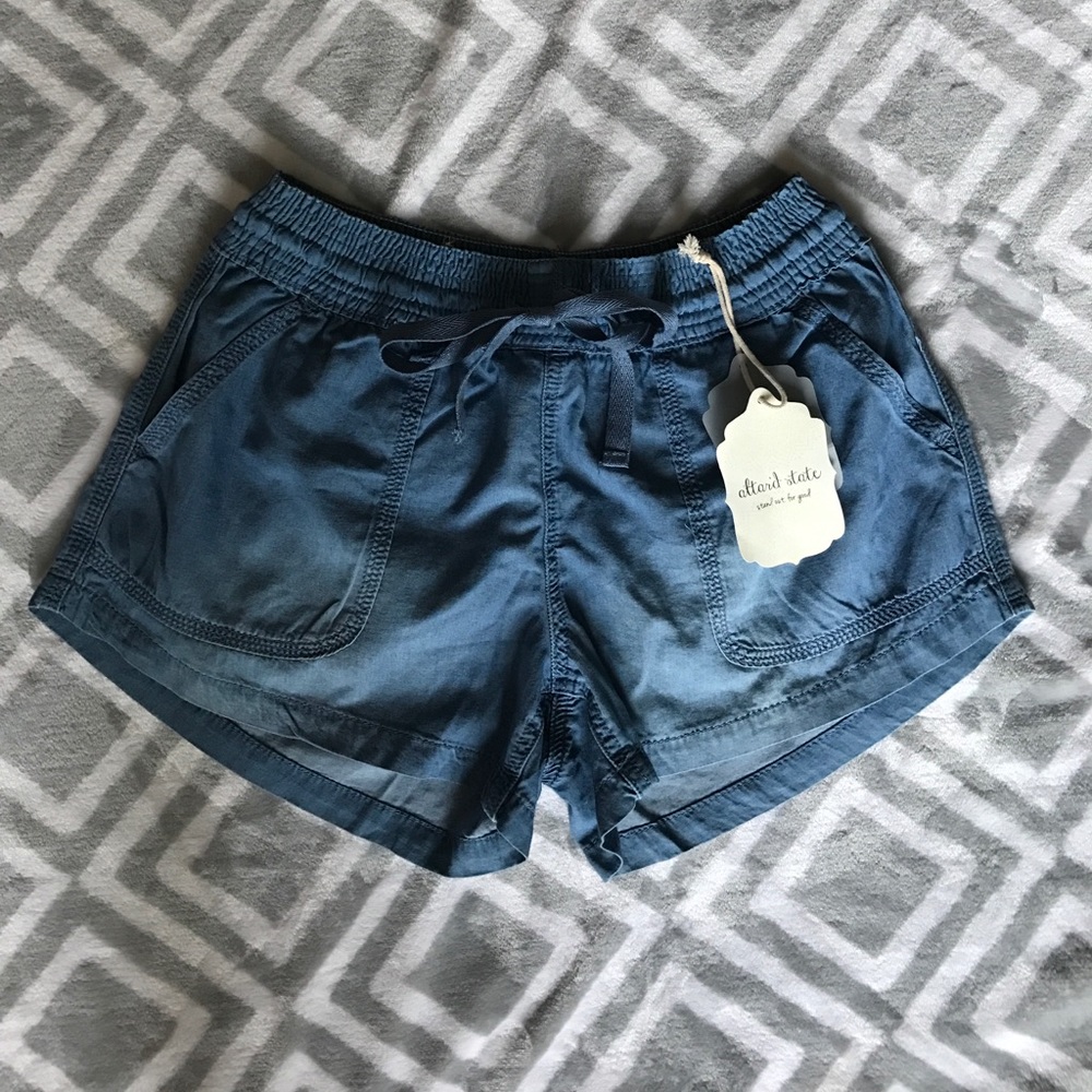 Chambray Shorts