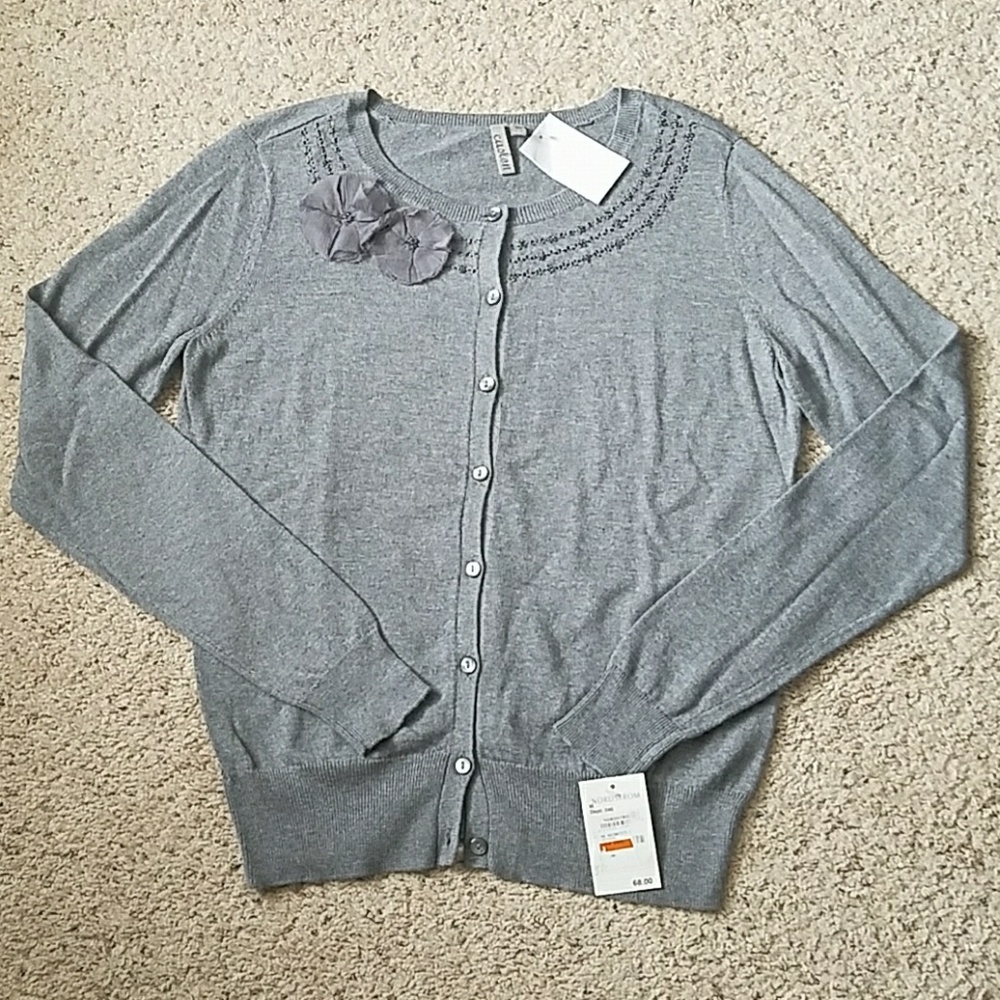 NWT Gray Cardigan