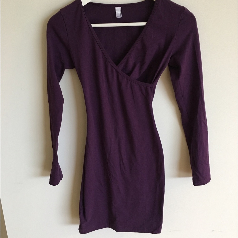 Purple American apparel mini dress