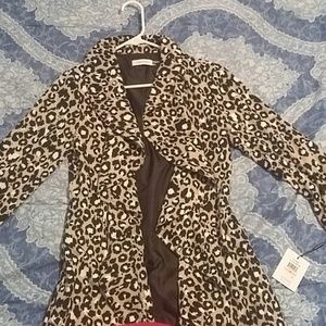 Khaki multi colored coat