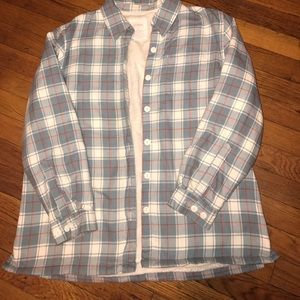 LL Bean flannel with fleece lining
