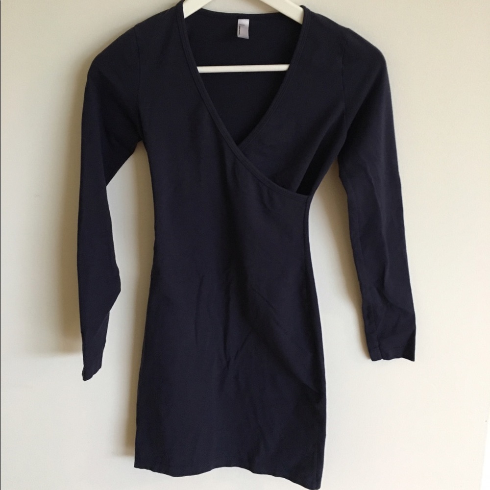 Navy blue American apparel mini dress