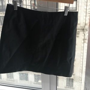 BB Dakota Black leather skirt