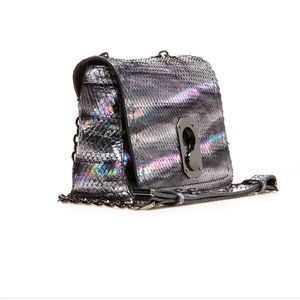 Stuart Weitzman Minikey Hologram Bag