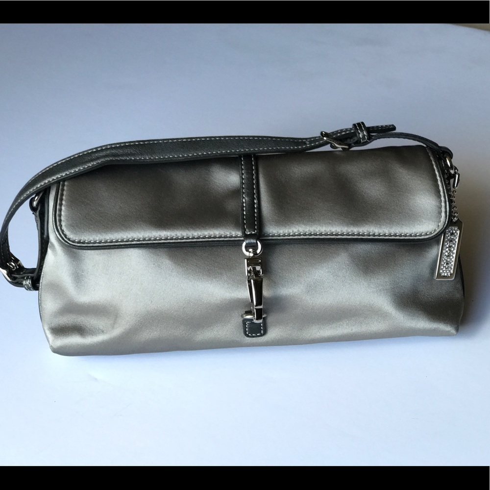 COACH satin purse