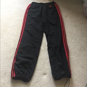 Adidas joggers red & black original