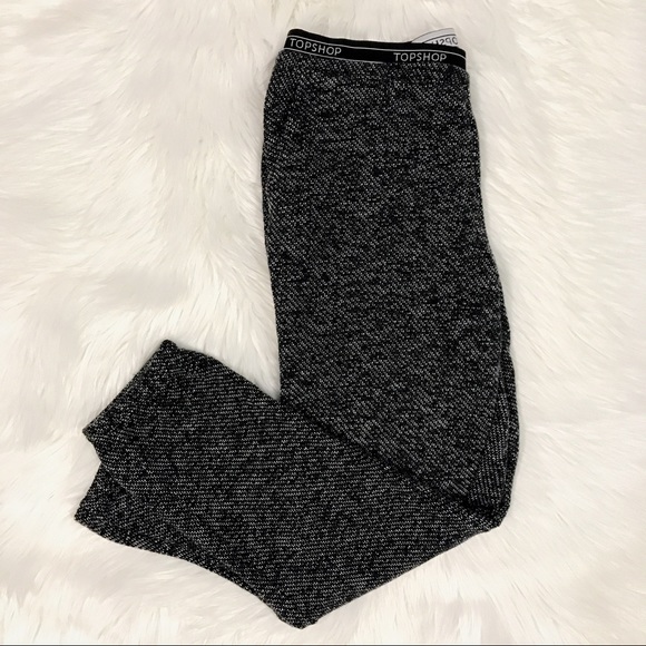 NWOT TOPSHOP | Knitted Logo Waistband Joggers - Picture 1 of 6