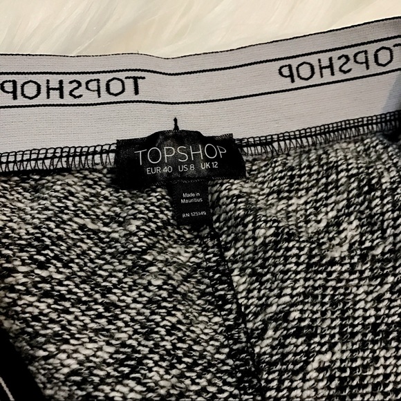 NWOT TOPSHOP | Knitted Logo Waistband Joggers - Picture 4 of 6