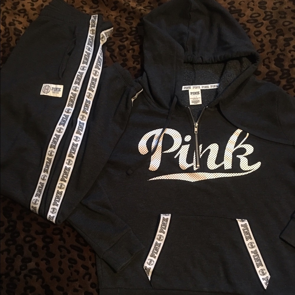 ***SOLD ON MERC***VS Pink dark gray tape logo set