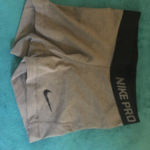 Grey Nike Pro Spandex