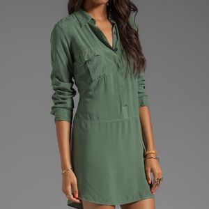 Splendid long sleeve silk dress size small