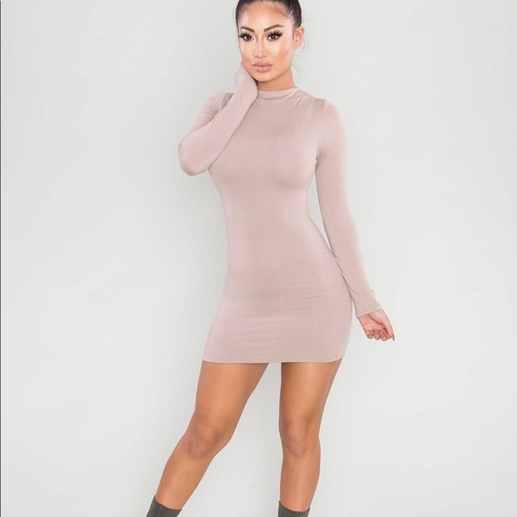 Long sleeve mini dress - Picture 2 of 2