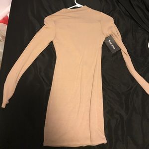 Long sleeve mini dress