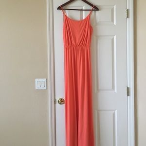 Gap Maxi Dress in coral