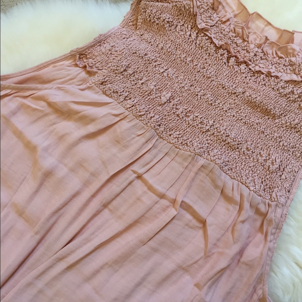 Free People Ruffle Front Tie Tank - Picture 2 of 7