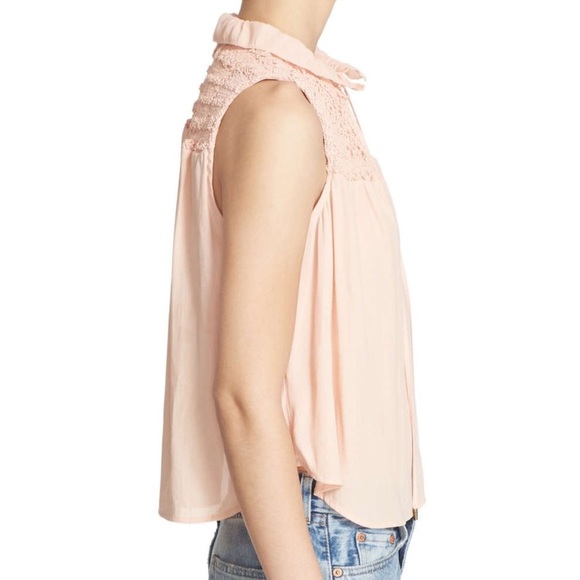 Free People Ruffle Front Tie Tank - Picture 6 of 7
