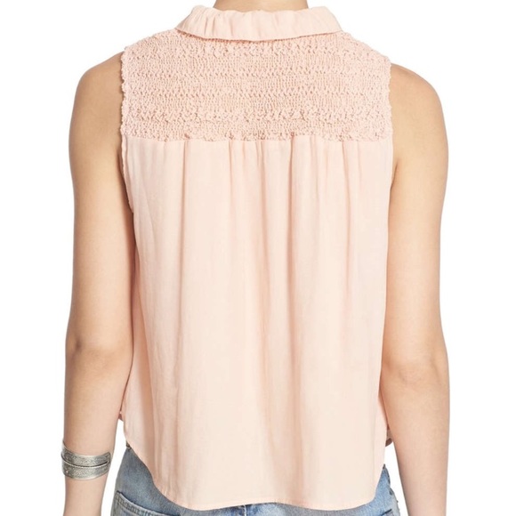 Free People Ruffle Front Tie Tank - Picture 7 of 7