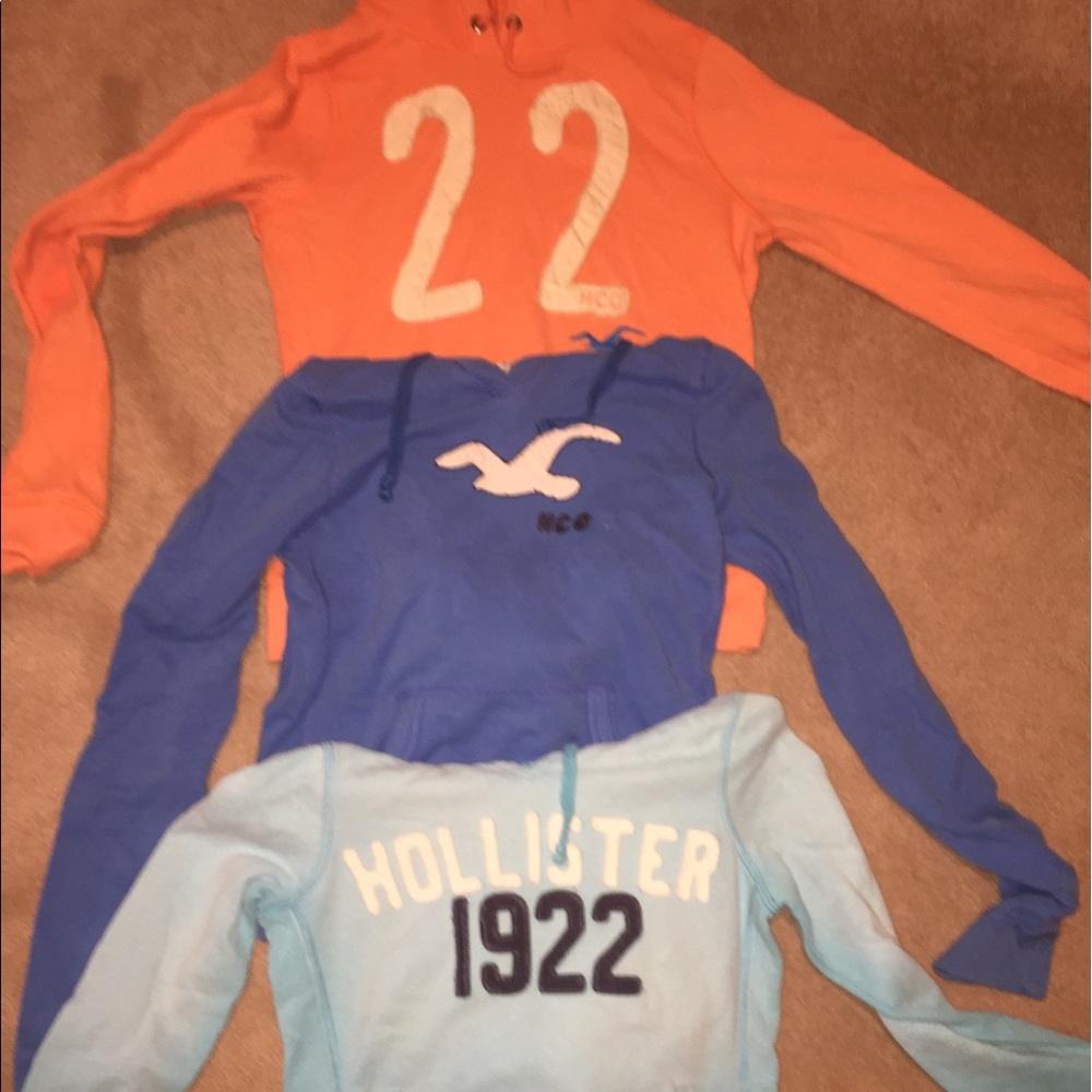 3 Hollister Hoodies