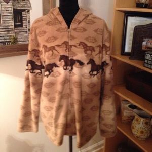 Bit and Bridle soft fleece horse jacket