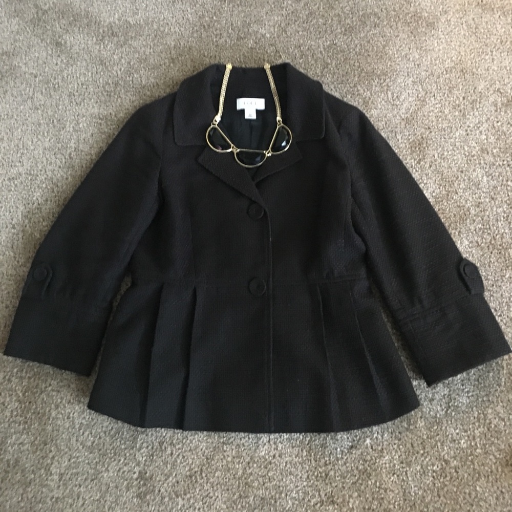 Black tweed blazer