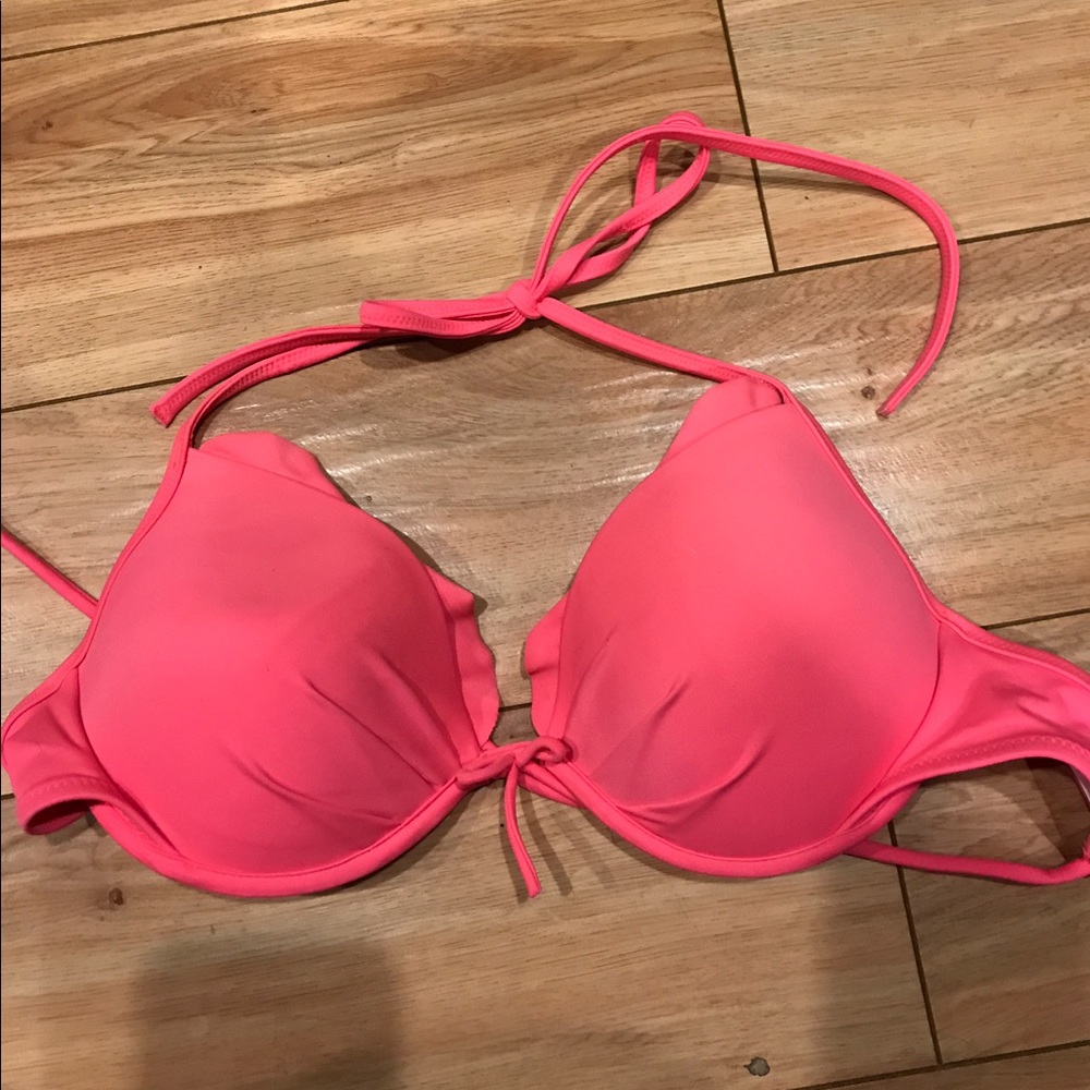 Victoria's Secret coral bikini top